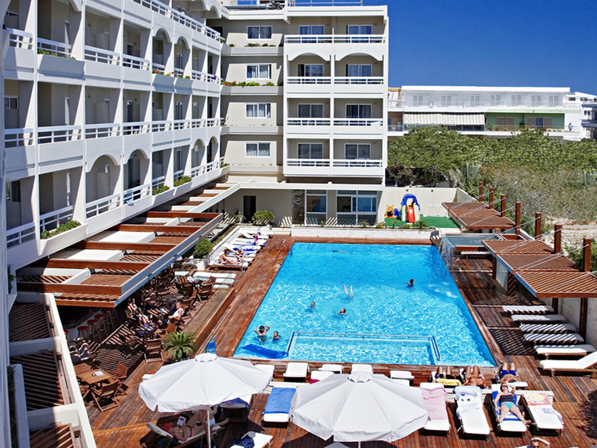 Athineon Hotel Rhodes City Exterior foto