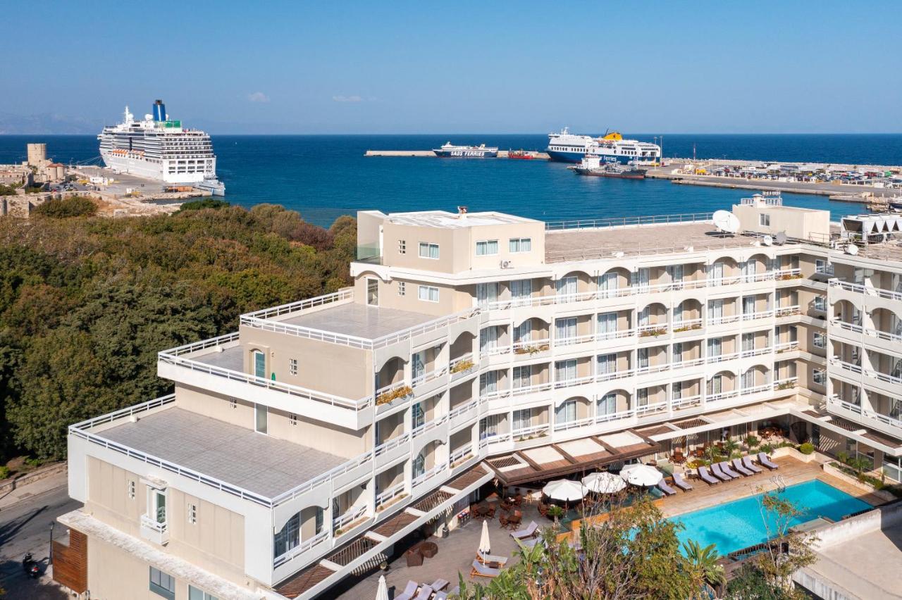 Athineon Hotel Rhodes City Exterior foto